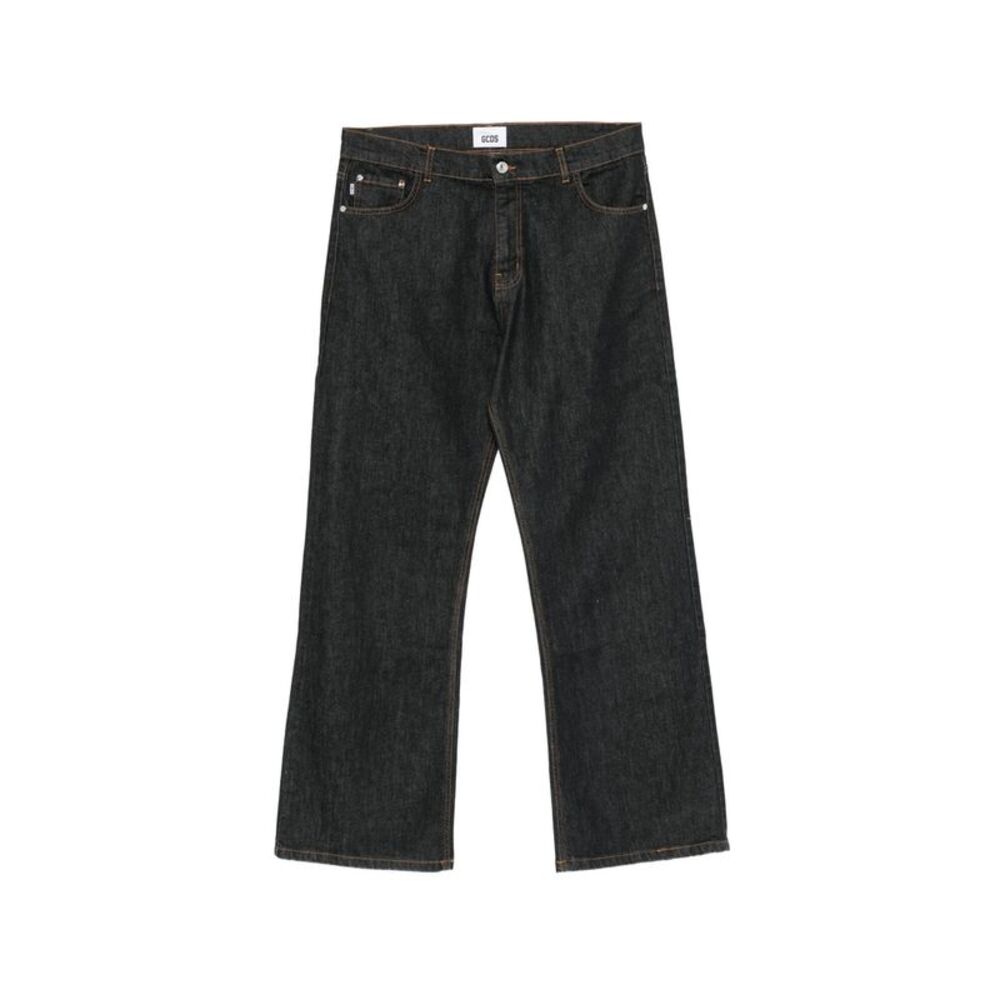 Gcds Black Denim - Regular & Straight-Leg Jeans Men